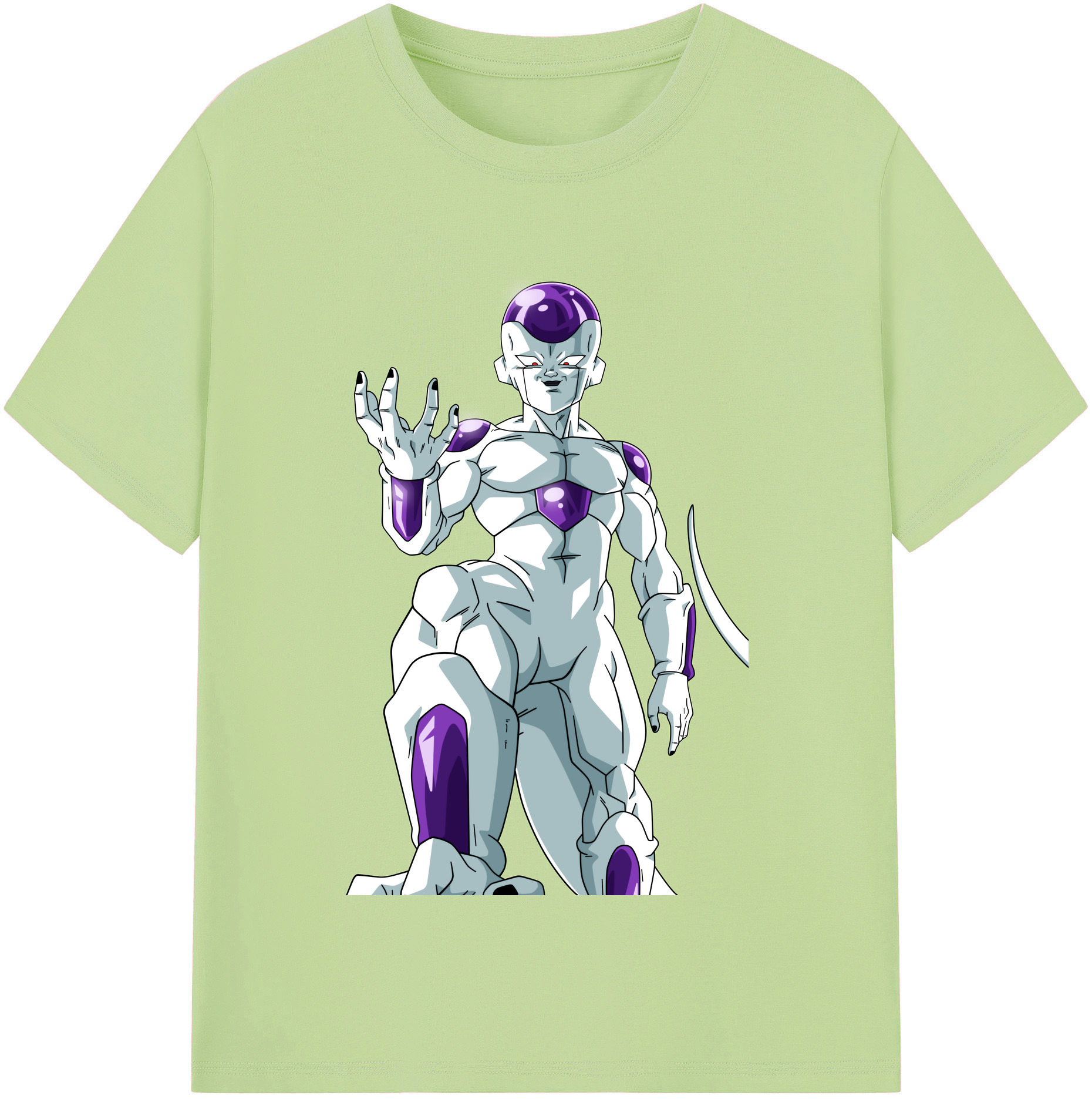 （画像用） ドラゴンボール フリーザ DRAGON BALL Frieza 綿100％半袖Tシャツ（フロントプリント）